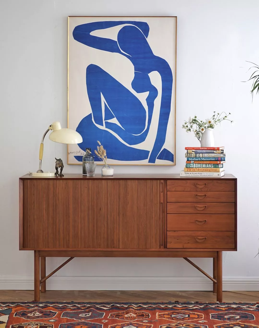 Replica of Teak Cabinet with Tambour