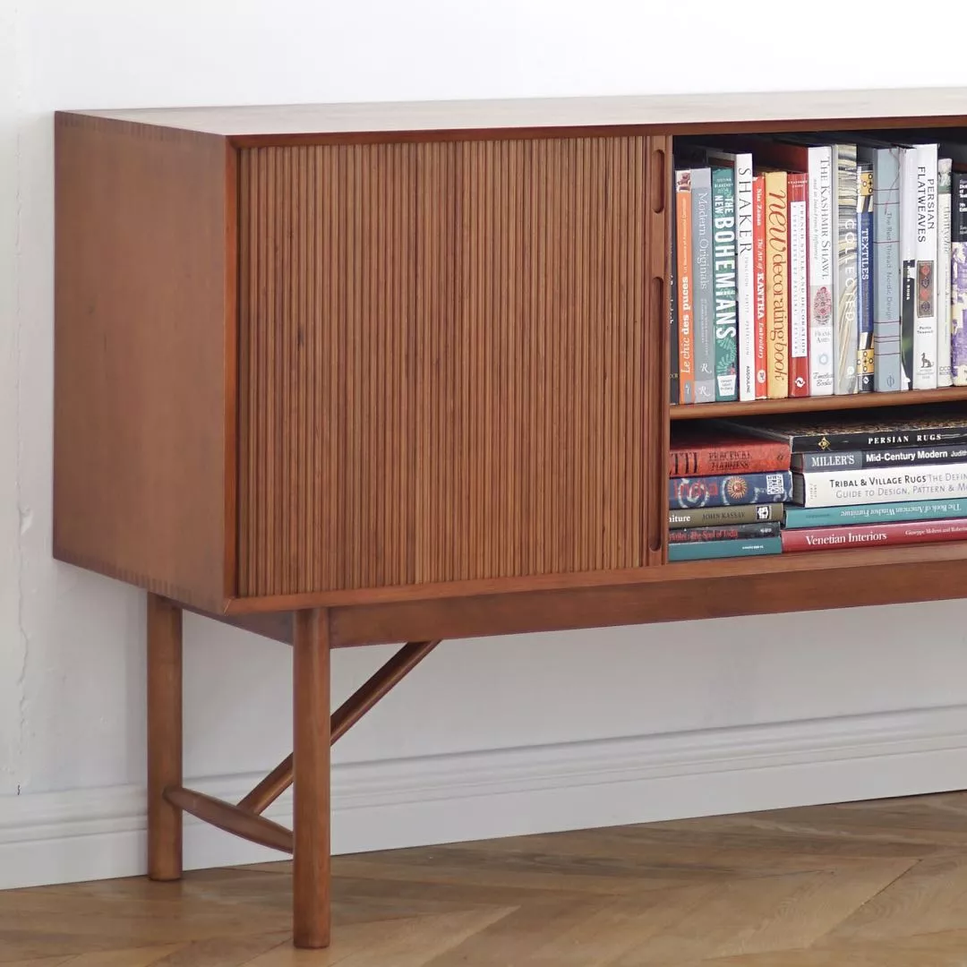 Replica of Teak Cabinet with Tambour