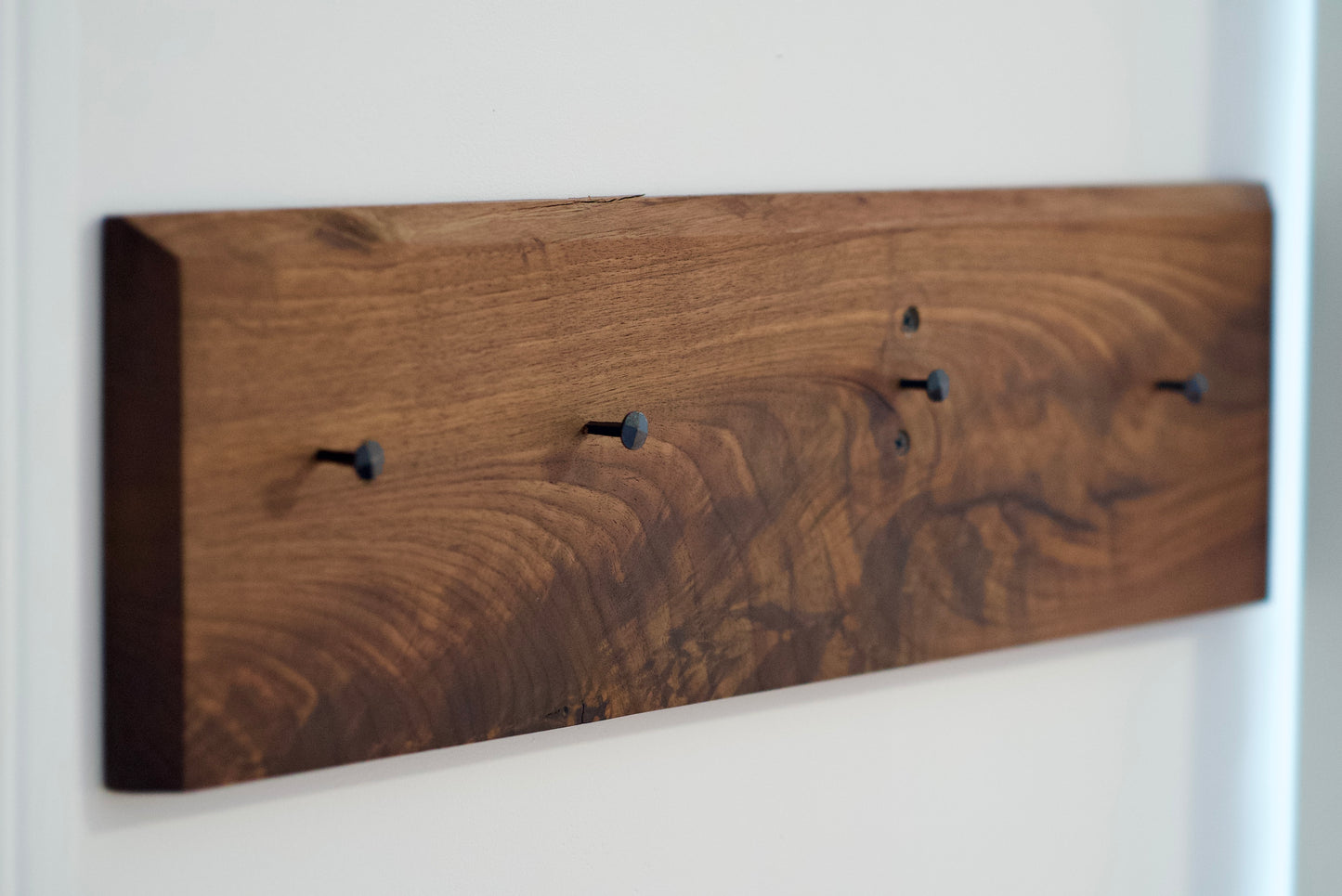 Walnut Clothes & Key Hangers